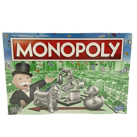 Monopoly Classic Edition (Hasbro, 2017) Board Game - Picture 1 of 6